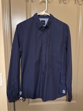 Wharton Esherick Navy Button-Down Dress Shirt